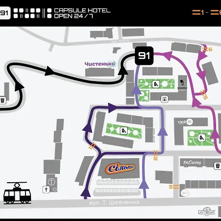 Capsulehotel Capsule Constellation 91